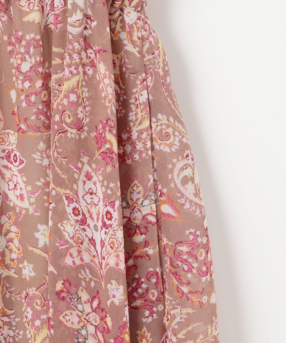 自由区 【速乾性・放湿性・防シワ性】サラサプリント ワンピース 