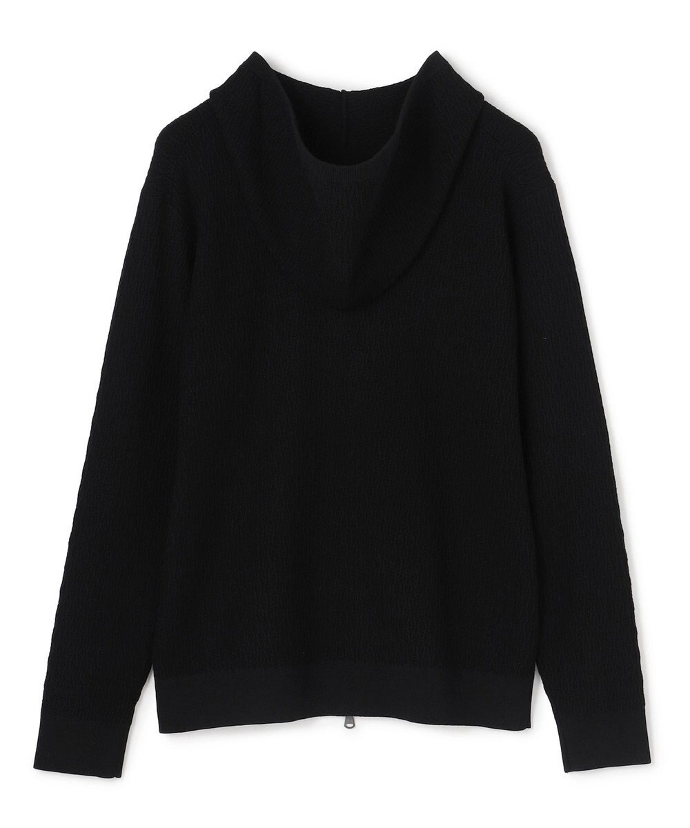 JOSEPH HOMME 【新柄】  ヴィスコースリンクス　ジップアップニットフーディー 