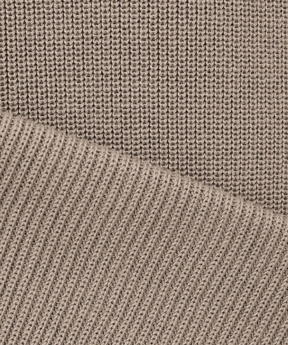 UNFILO ハーフスリーブ畔カーディガン 