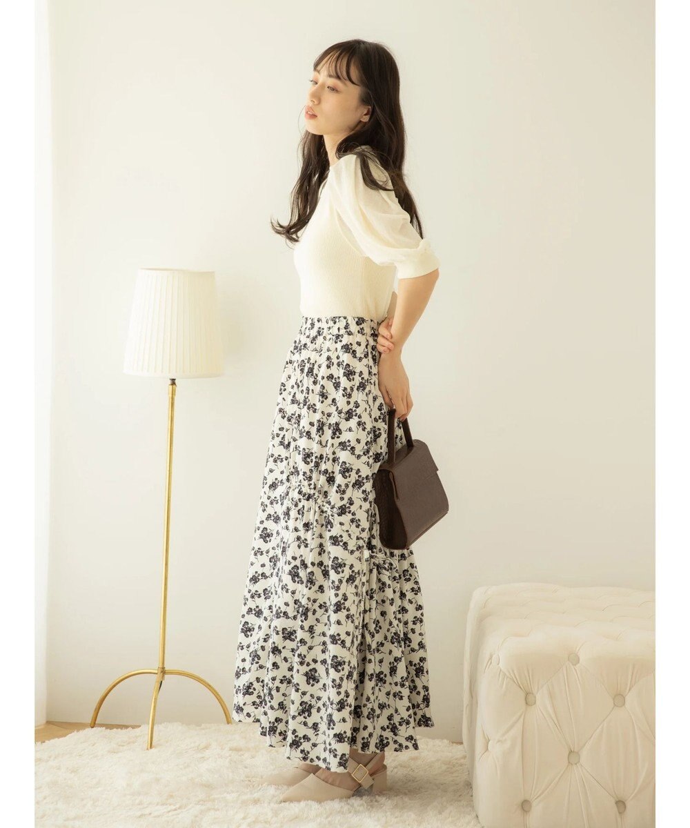 earth music&ecology シアーパワショルニットプルオーバー 