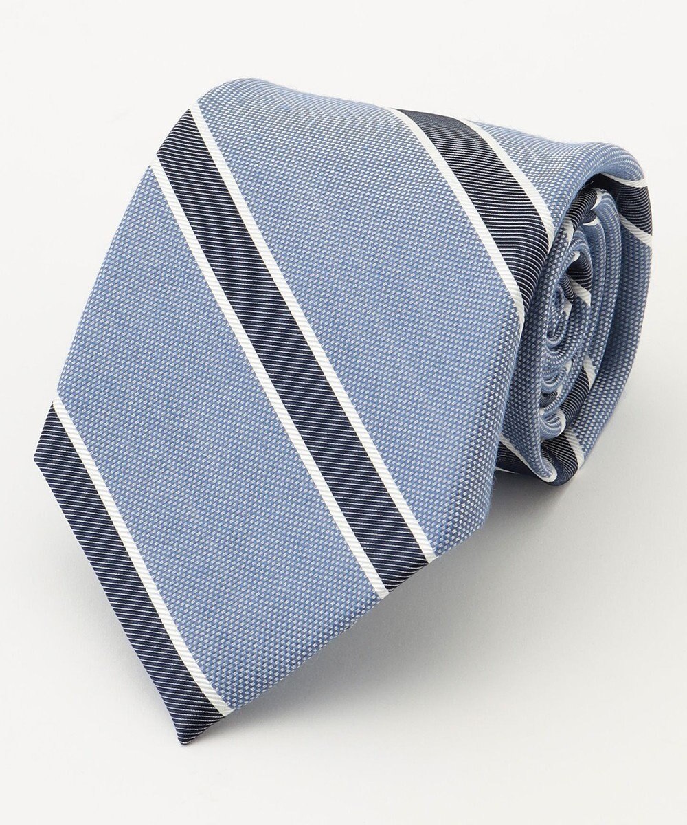 J.PRESS MEN 【LINEN MIX COLLECTION】 レジメンタル ネクタイ 