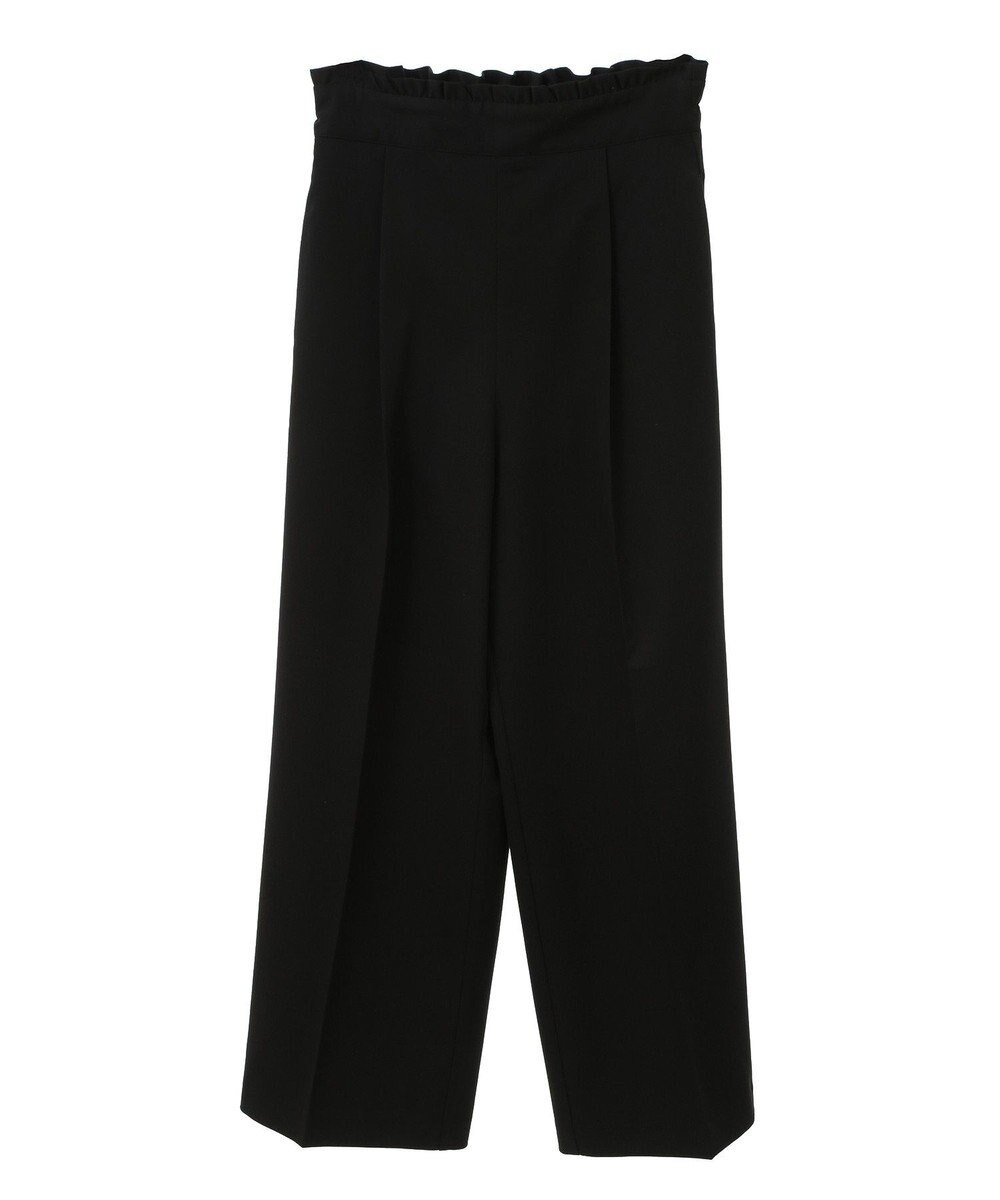 earth music&ecology ウエストフリルワイドパンツ 