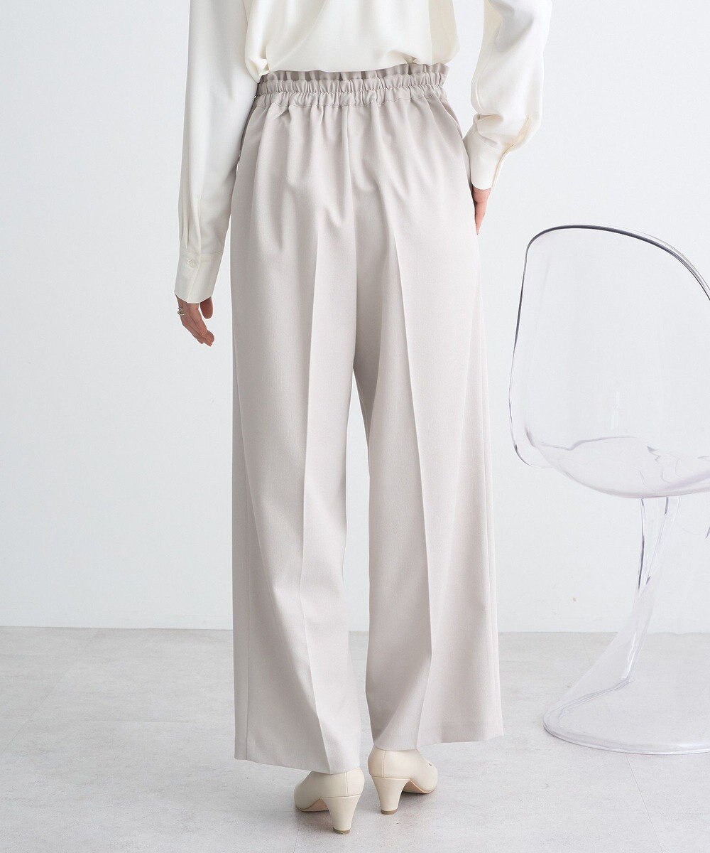 earth music&ecology ウエストフリルワイドパンツ 