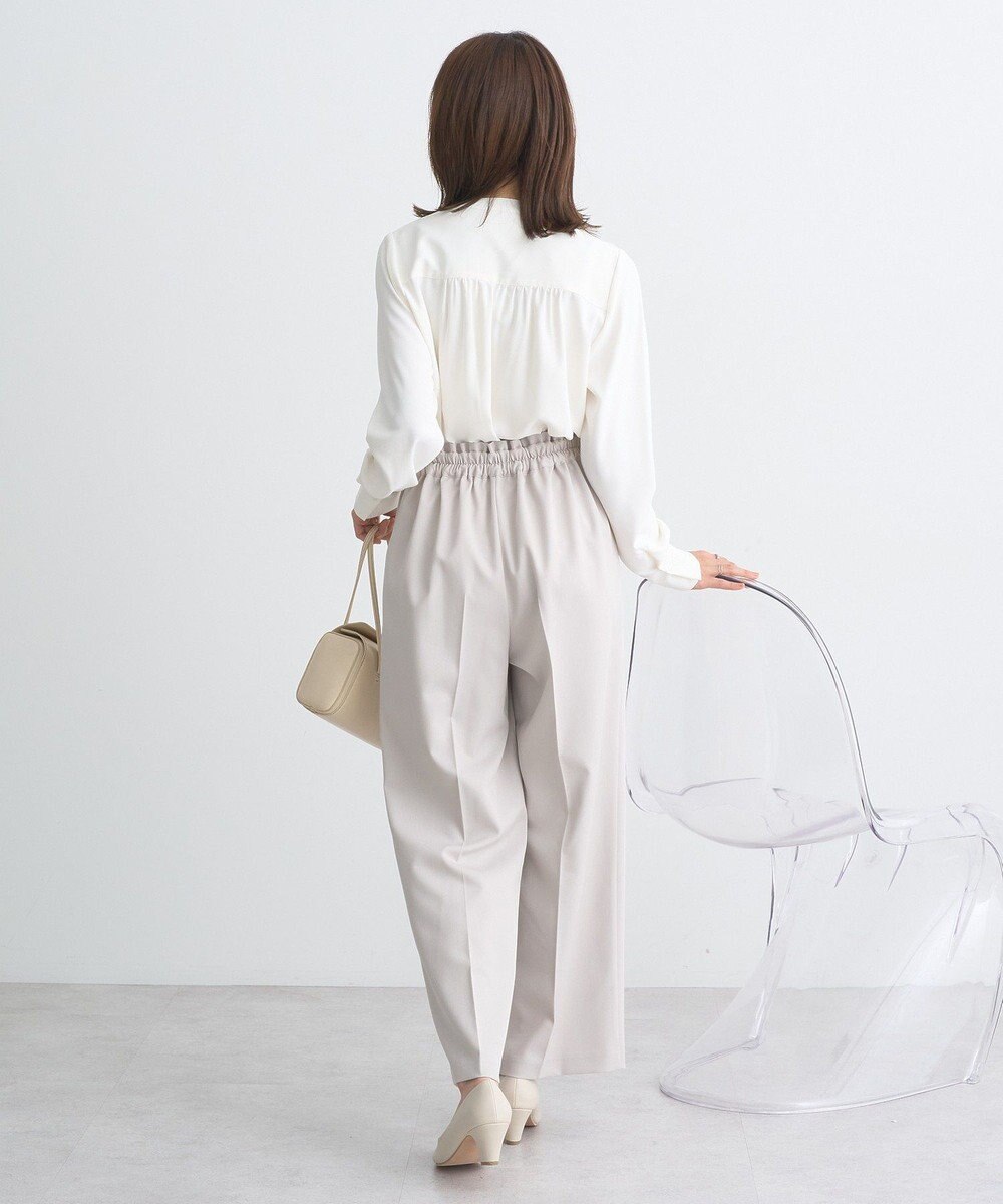 earth music&ecology ウエストフリルワイドパンツ 