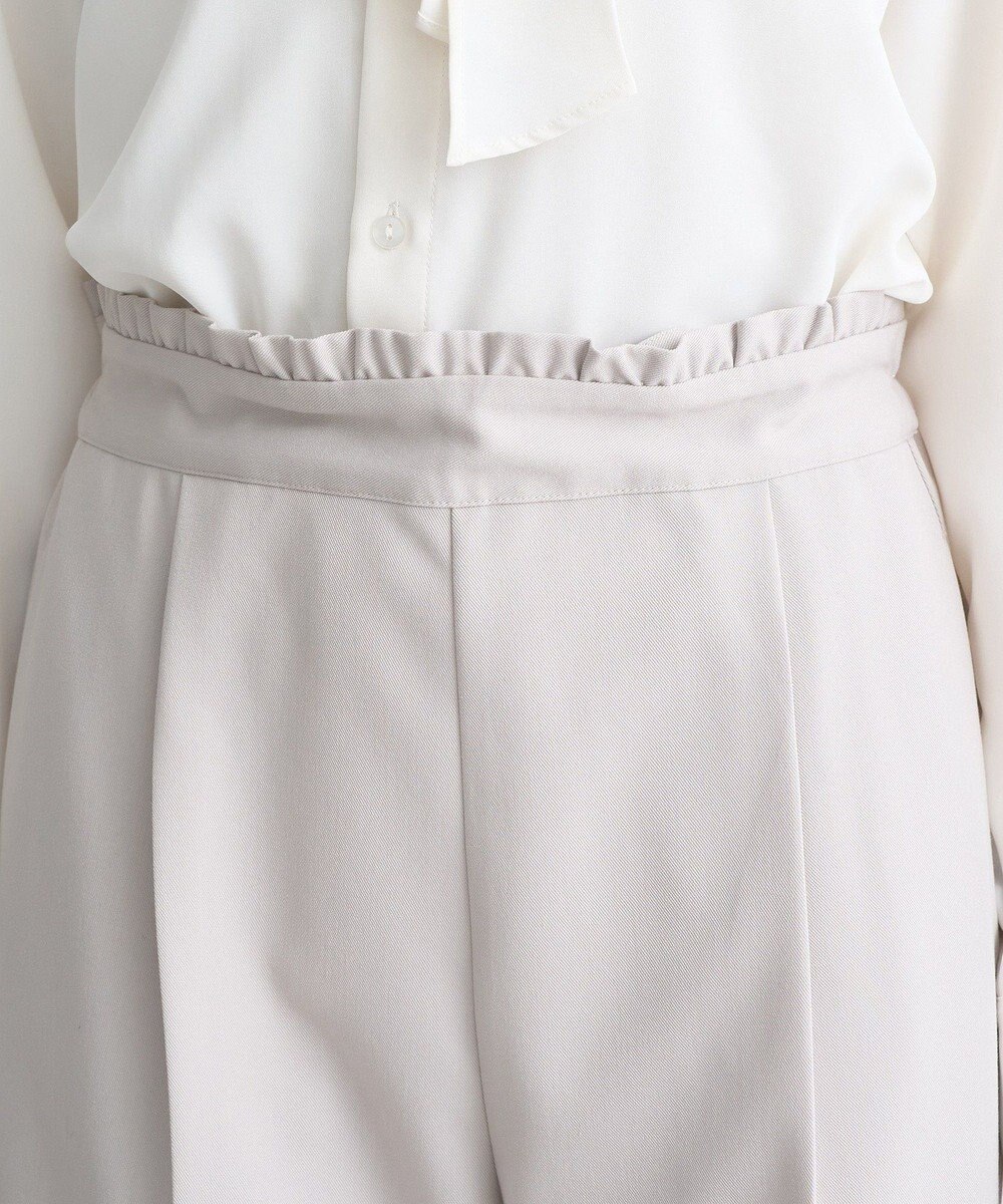 earth music&ecology ウエストフリルワイドパンツ 