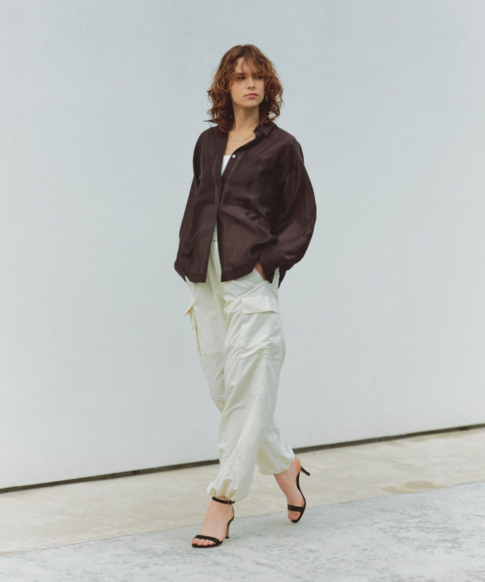 UNFILO シアーオーバーシャツ 