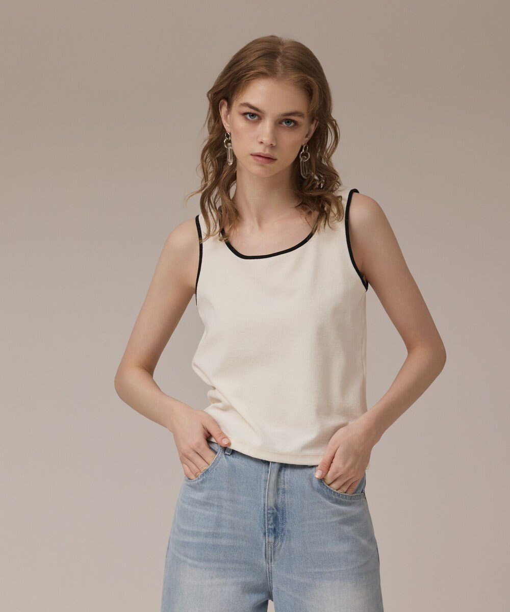 GRACE CONTINENTAL ルーズパーカーsetトップ 