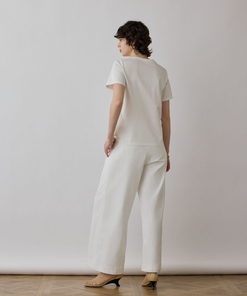 GRACE CONTINENTAL スカーフプリントコンビトップ 