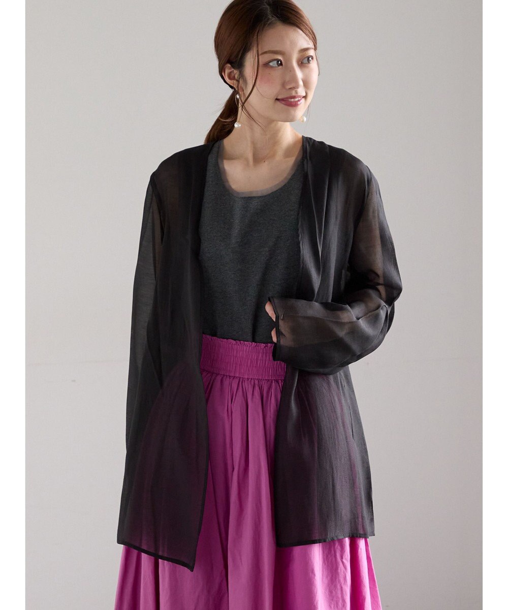 Te chichi シアーノーカラーシャツ 