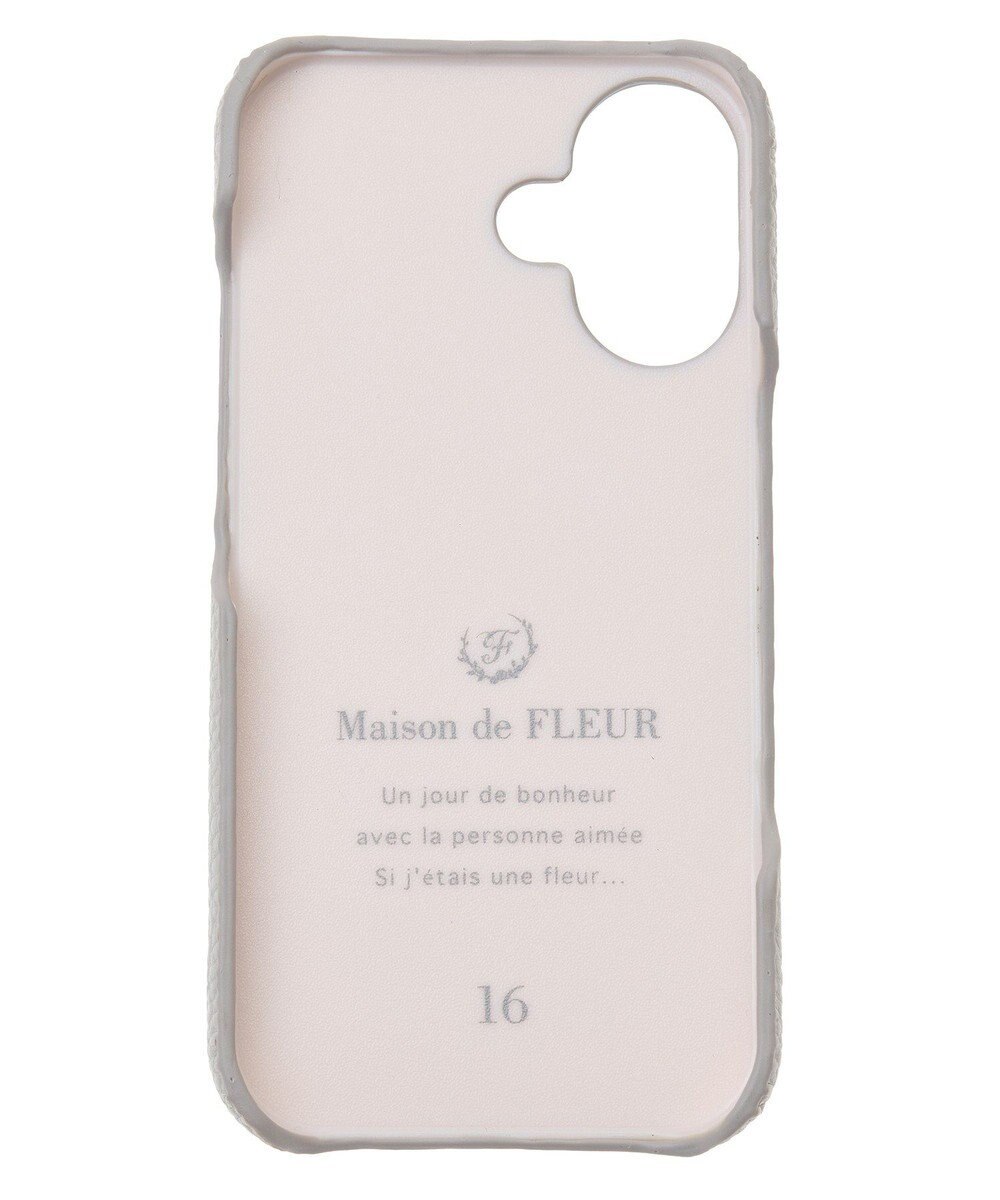 Maison de FLEUR リボンアイフォン16ケース 