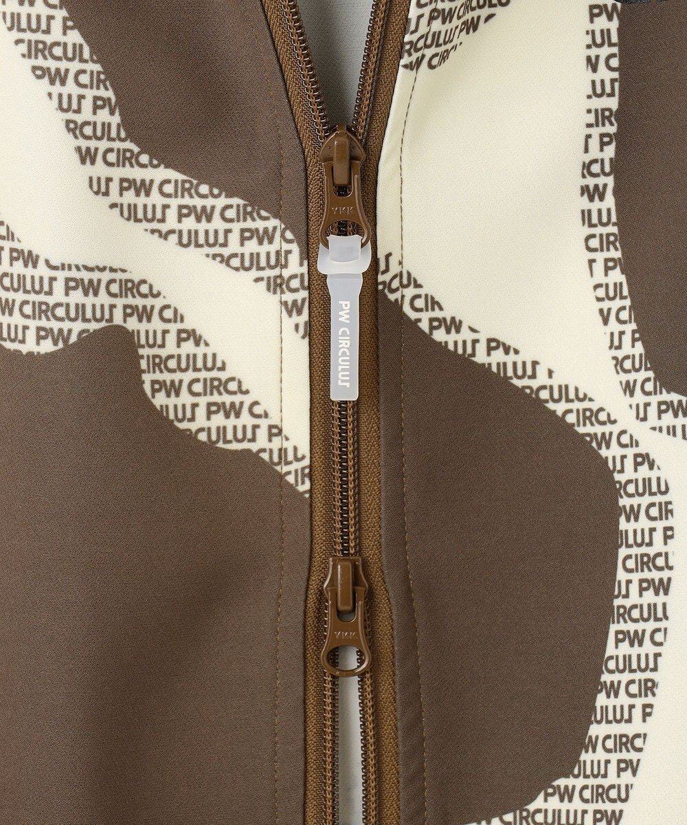 PW CIRCULUS 【袖2WAY】【MEN】プリント デタッチャブル アノラック 