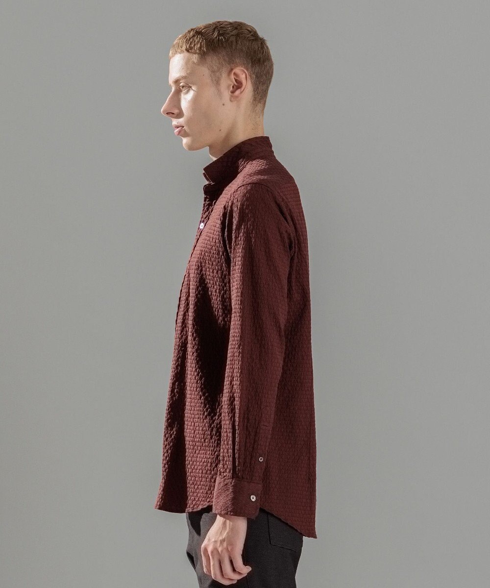 JOSEPH HOMME トライジャガードストレッチ　ウィングカラーシャツ 