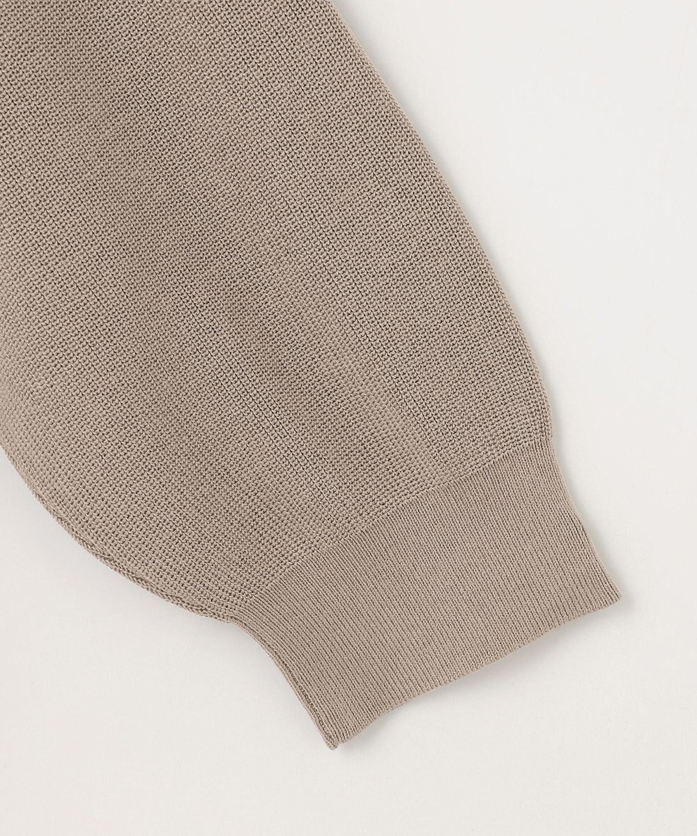 UNFILO ハーフスリーブ畔カーディガン 