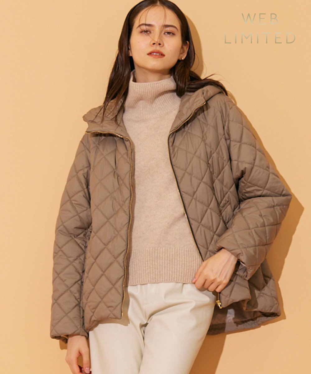 WEB限定】EIGER / キルトパーカー / BEIGE, | ファッション通販 【公式