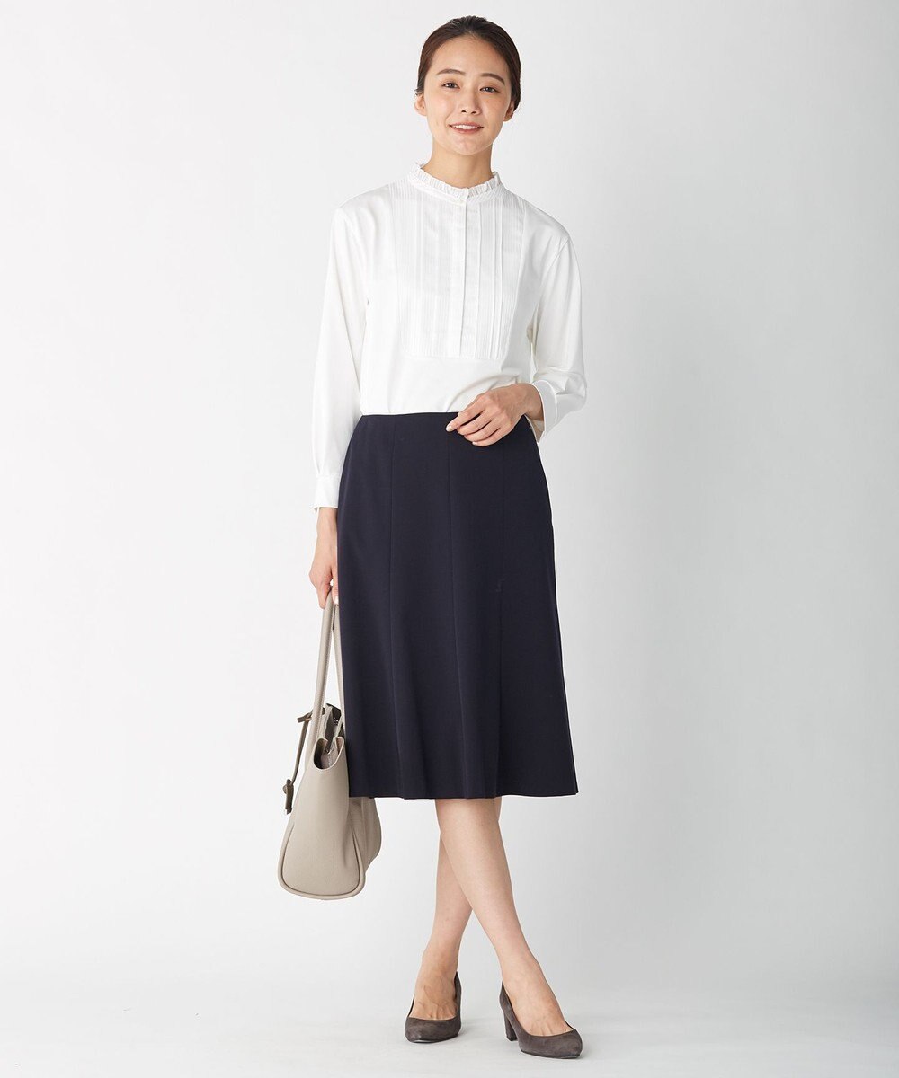 J.PRESS LADIES 【スーツ対応】T／Rアルガンシルク スカート 