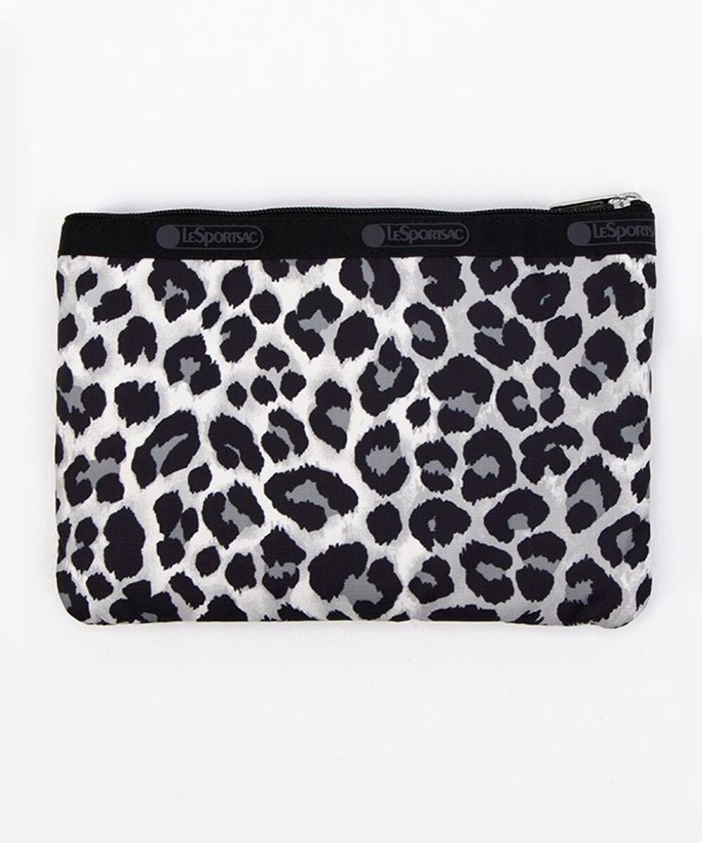 LeSportsac 3ZIP COSMETIC/ニュートラルレオパード 