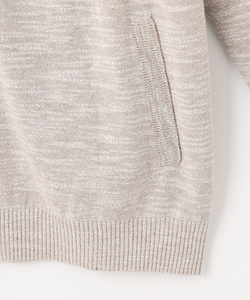 JOSEPH ABBOUD 【イタリア糸使用/清涼感/軽い/洗える】スラブギマニット ジップ ジャケット 