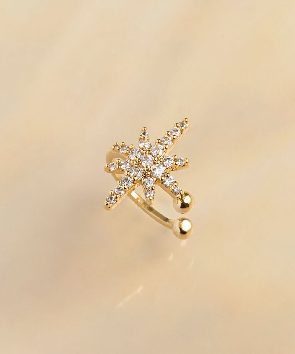 Phoebe 【限定セット】【金属アレルギー対応】ロマンティックスノーイヤリング&イヤーカフ 