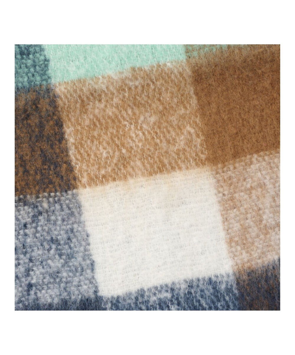 MOONBAT estaa ボリュームマフラー カラーブロック／手洗い可 