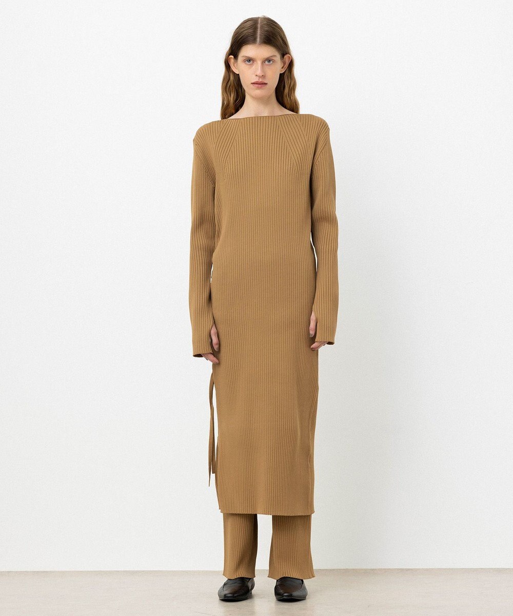 NAVE 【ReNAVE・手洗い可】スポンディッシュニットワイドリブパンツ 