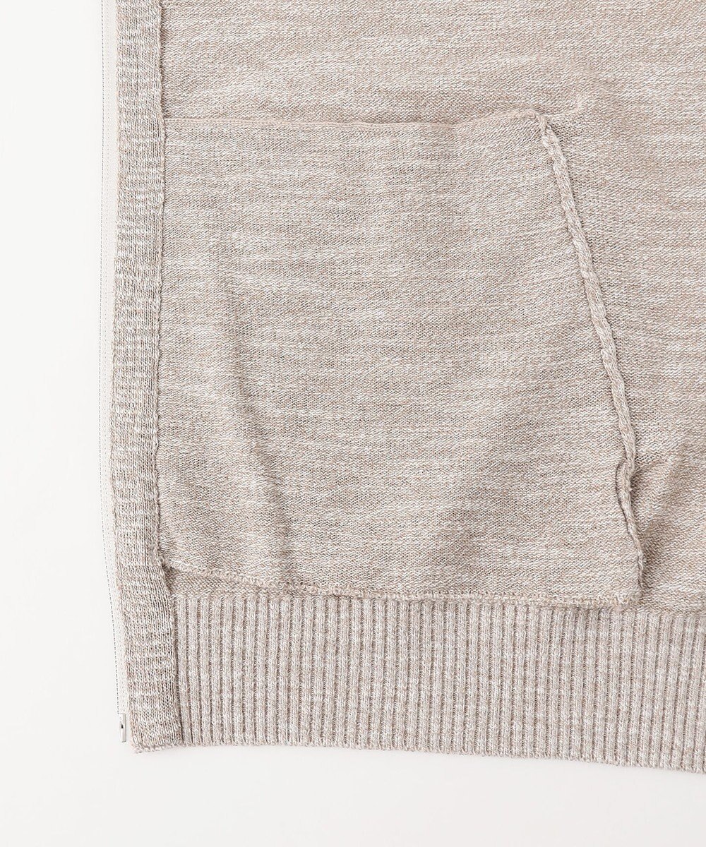 JOSEPH ABBOUD 【イタリア糸使用/清涼感/軽い/洗える】スラブギマニット ジップ ジャケット 