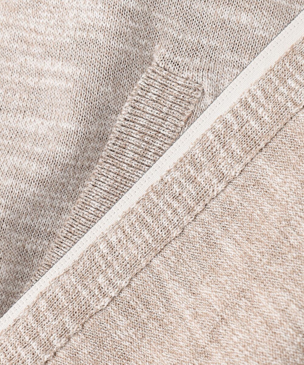 JOSEPH ABBOUD 【イタリア糸使用/清涼感/軽い/洗える】スラブギマニット ジップ ジャケット 