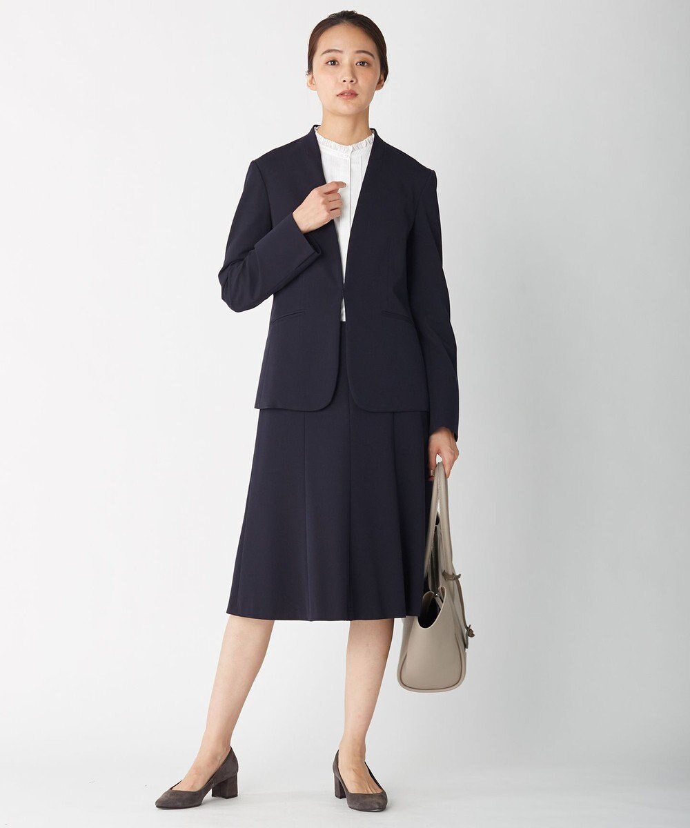 J.PRESS LADIES 【スーツ対応】T／Rアルガンシルク スカート 