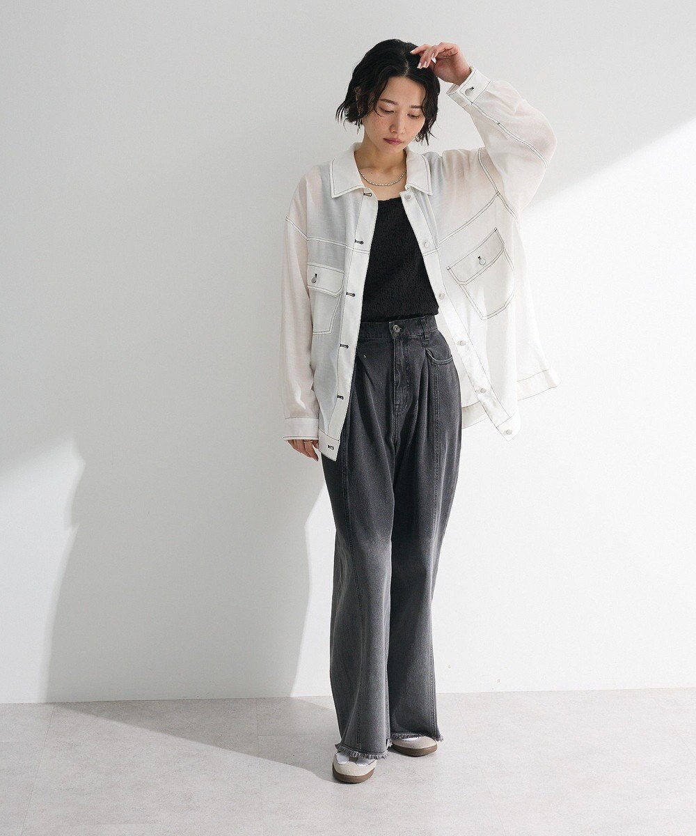 Green Parks 表面感タンクトップ 