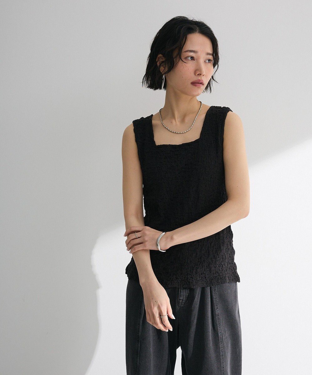 Green Parks 表面感タンクトップ 