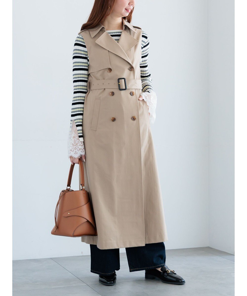 Te chichi ロングトレンチジレ 