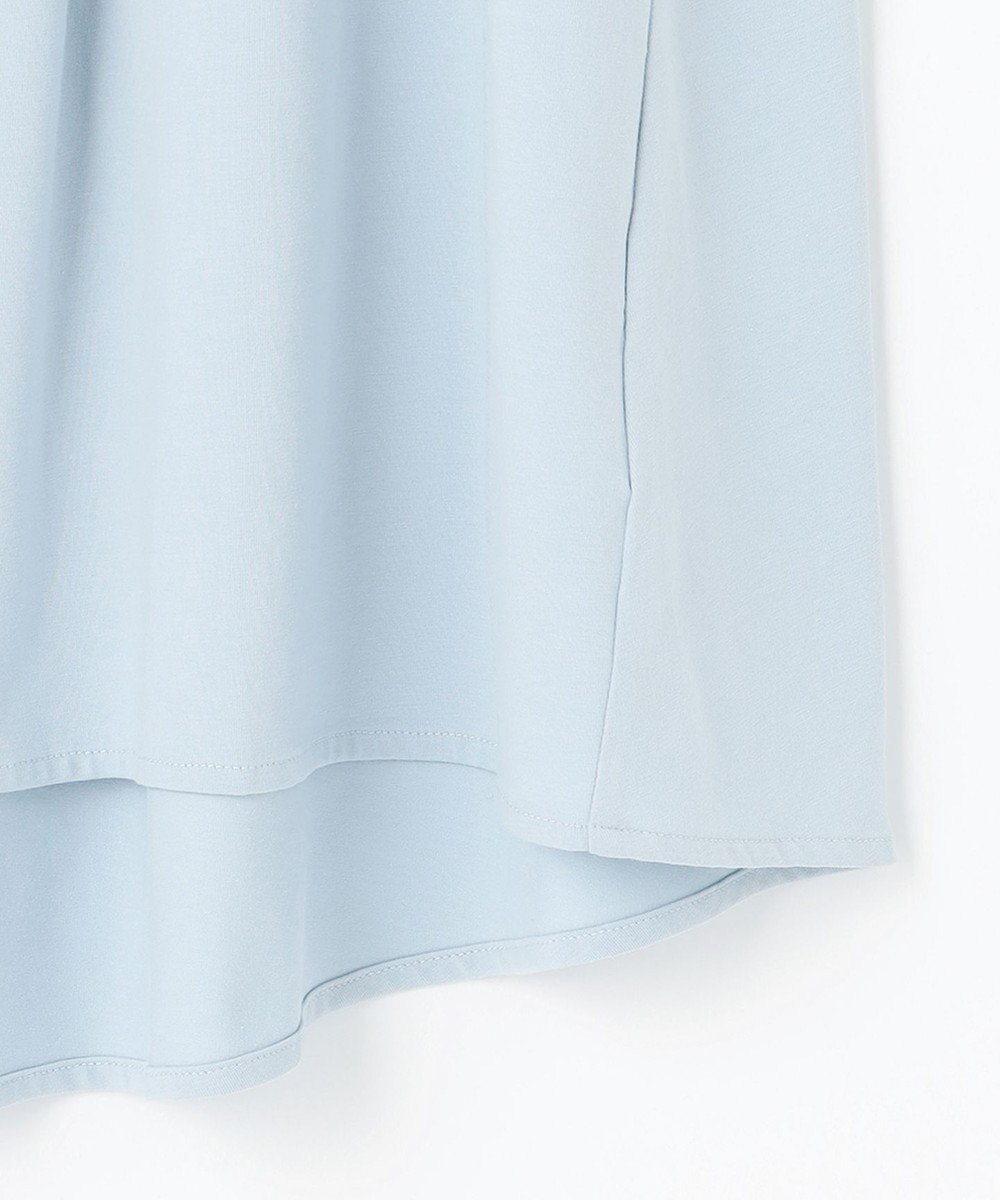 組曲 【洗える】ブラウスライクジャージーノースリーブ カットソー 