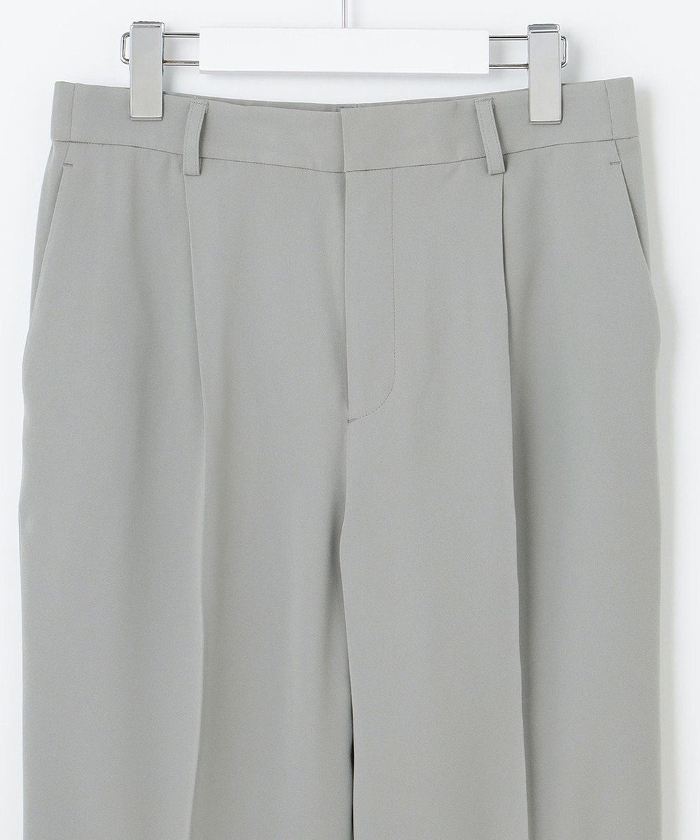 自由区 【XSサイズ～/洗える】ダブルフェイススーティング テーパードパンツ 