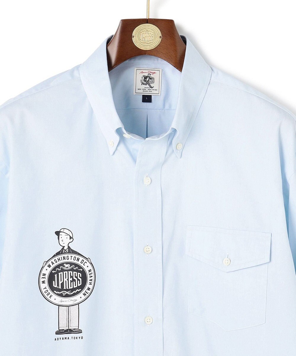 J.PRESS MEN 【AaronChang】【UNISEX】ピンオックス シャツ / B.D. 