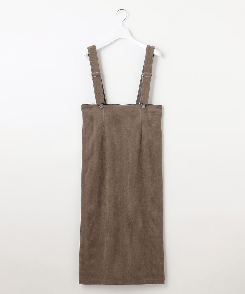 23区 【SLOW/一部店舗限定】ソフトコーデュロイ サロペット スカート 