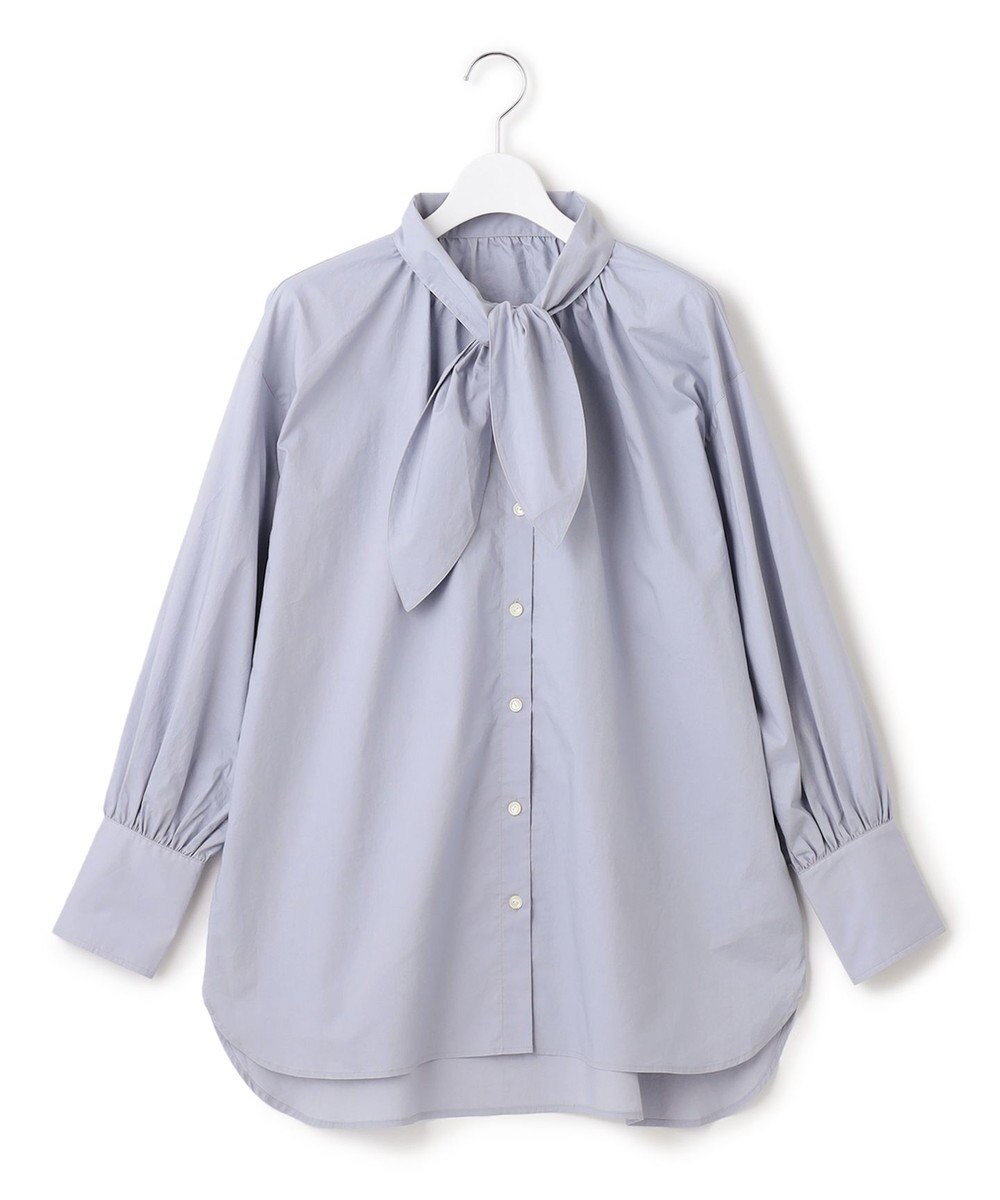 J.PRESS YORK STREET 【WOMEN】コットンボータイ ブラウス 