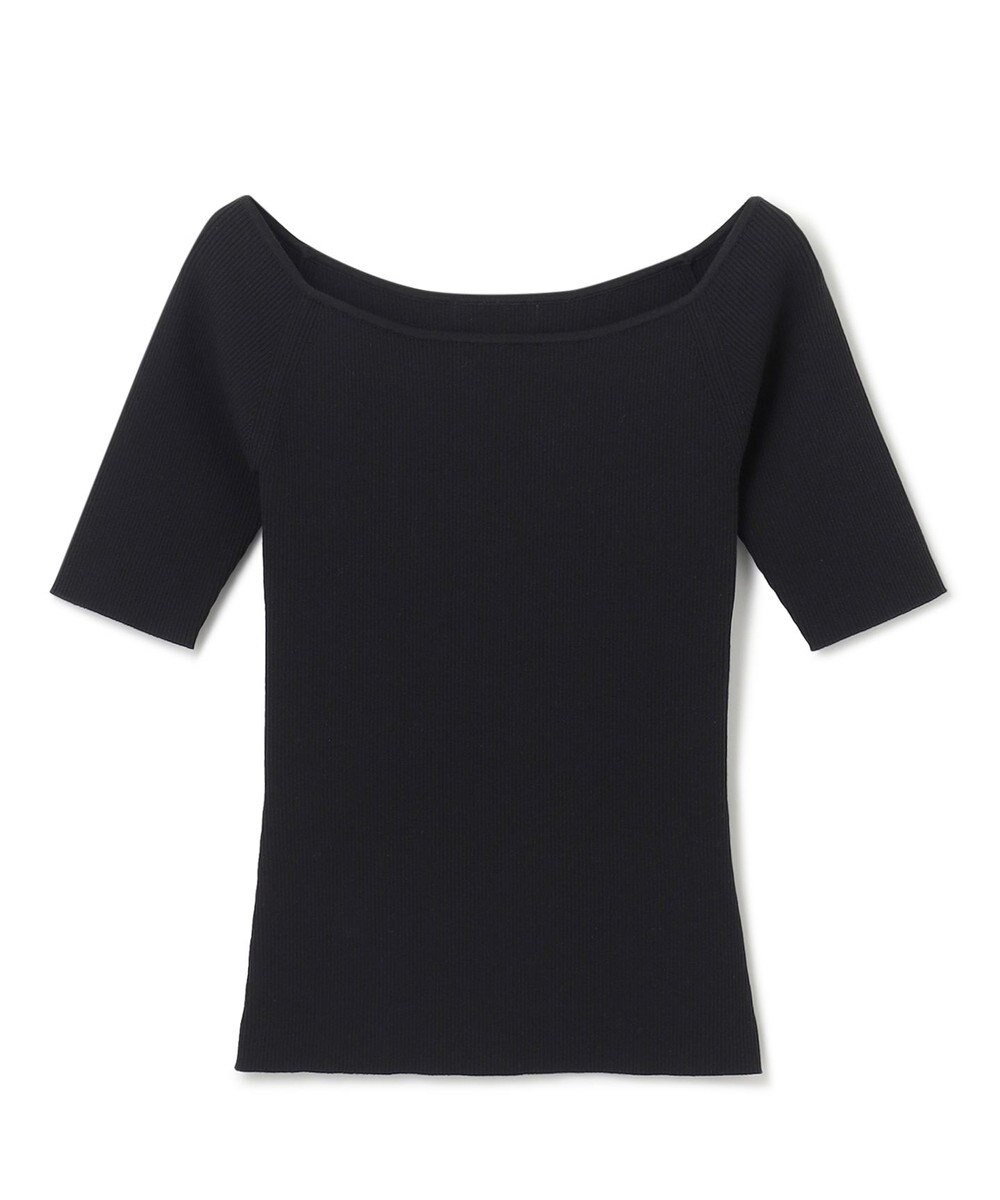 uncrave 【ご好評につき追加生産】ドライタッチ ニット オフショル トップス（uncrave WHITE） 