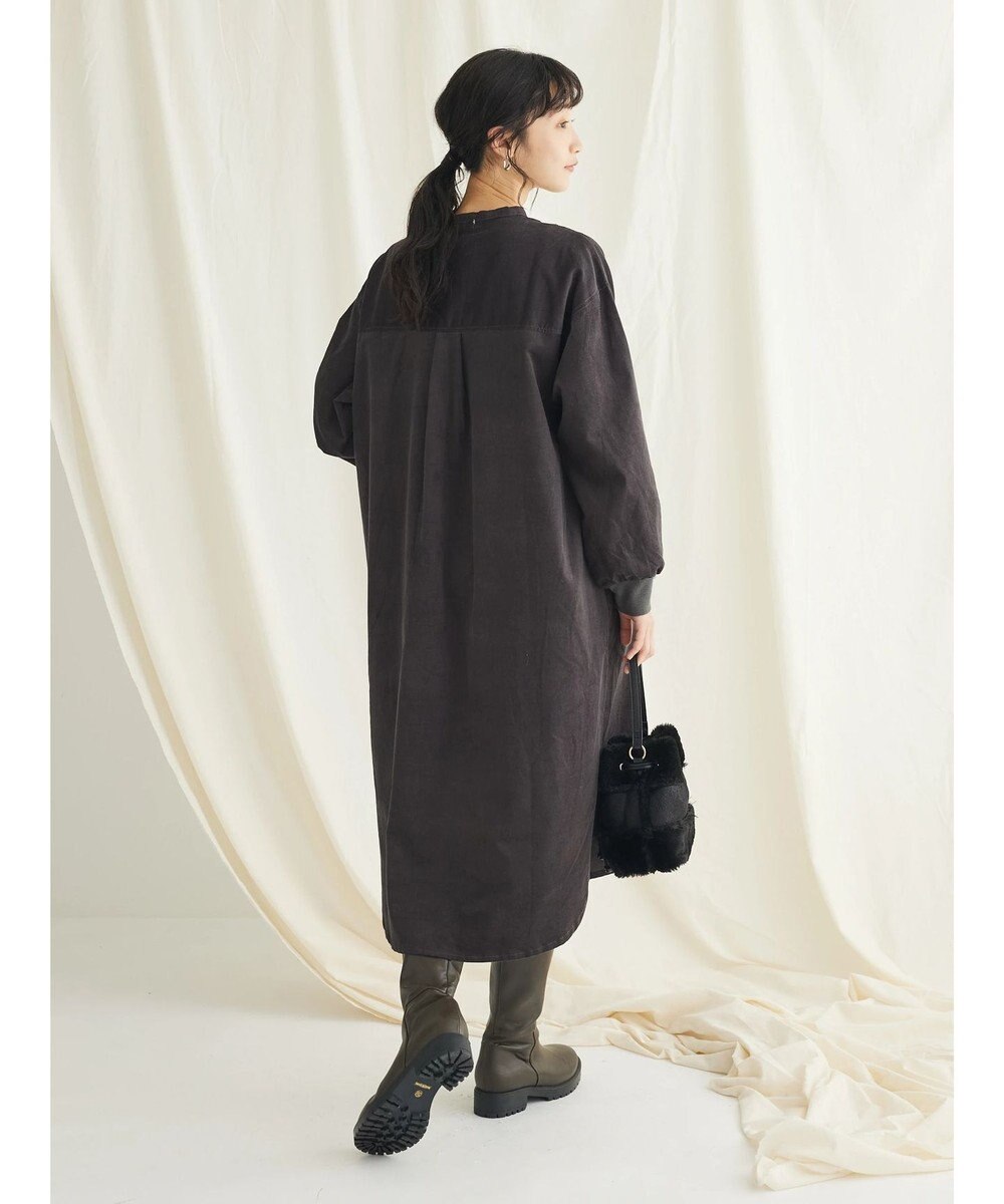 CRAFT STANDARD BOUTIQUE コーデュロイリブ付きワンピース 