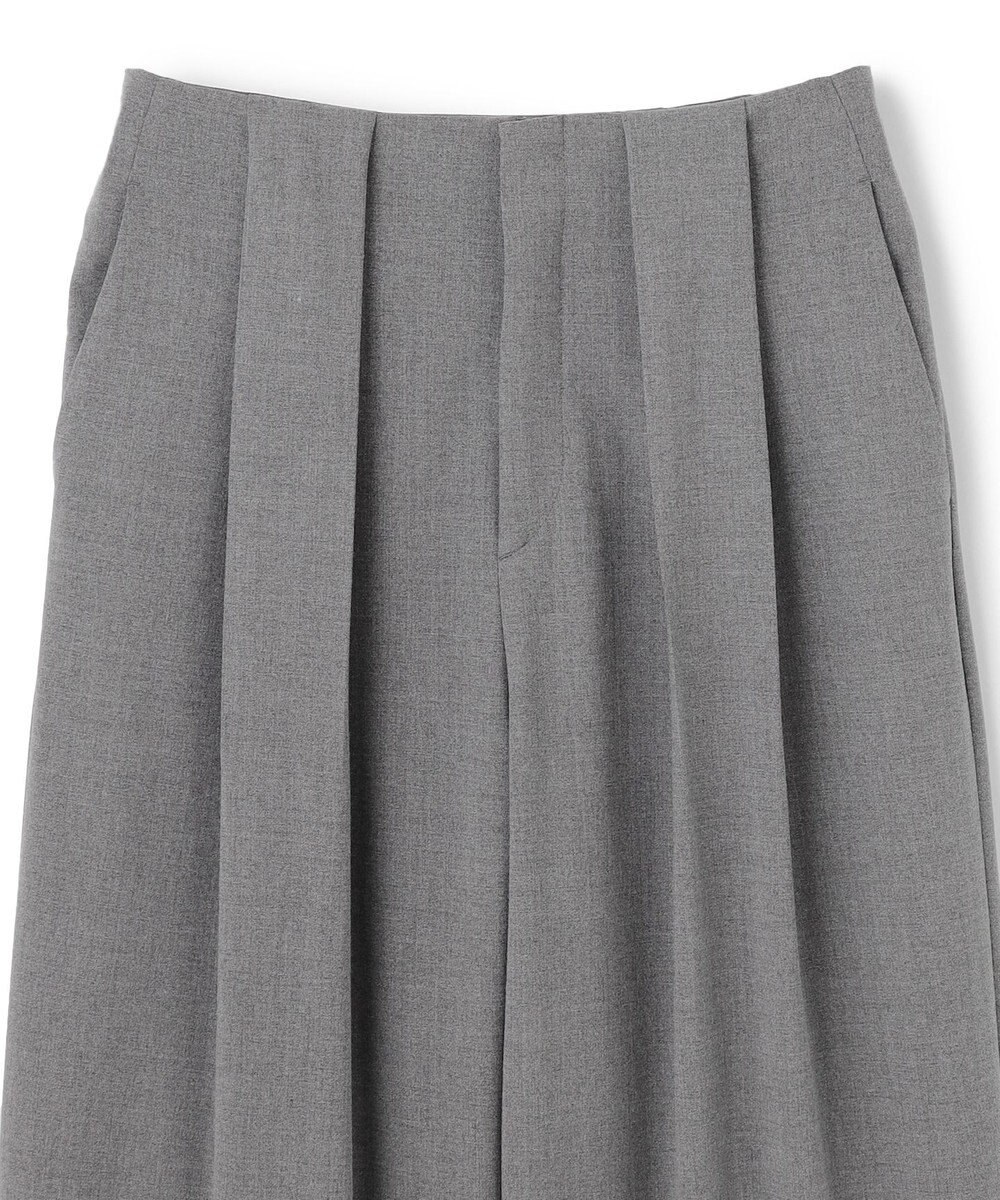 BEIGE， 【セットアップ対応・洗える・Precious 10月号掲載】ZEPHYR / ウールライクタックベルトワイドパンツ 