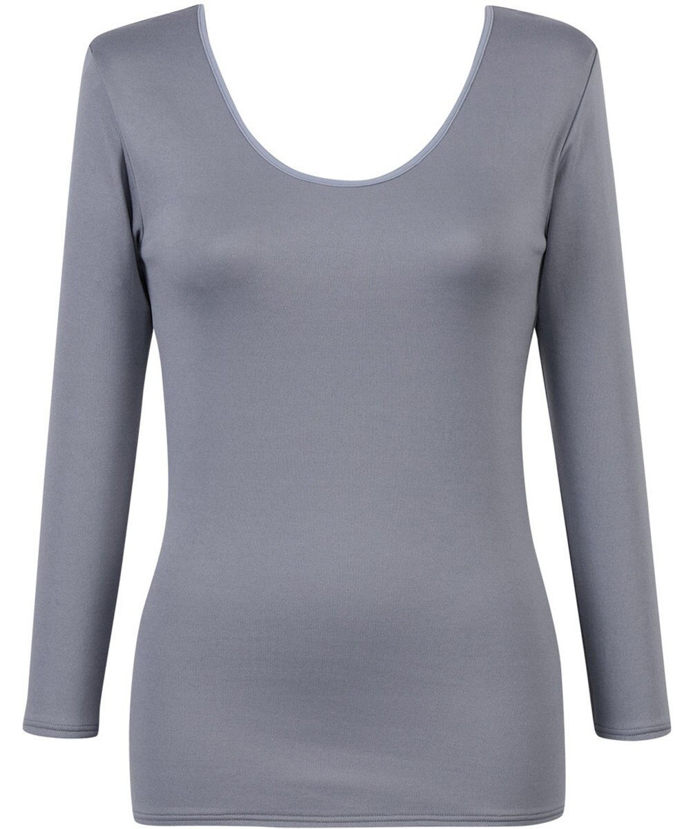 Wing あったかインナー 綿100％(肌側) 軽い シルクプロテイン加工 8分袖 長袖 秋 冬 EL2850 ウイング／ワコール 