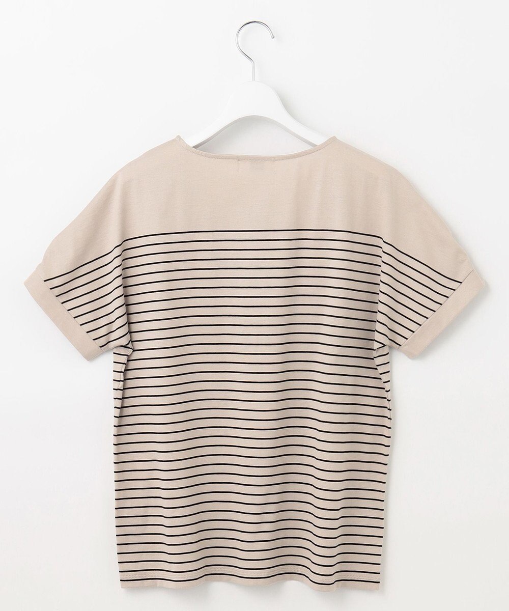 J.PRESS LADIES パネルボーダー ドルマン カットソー 