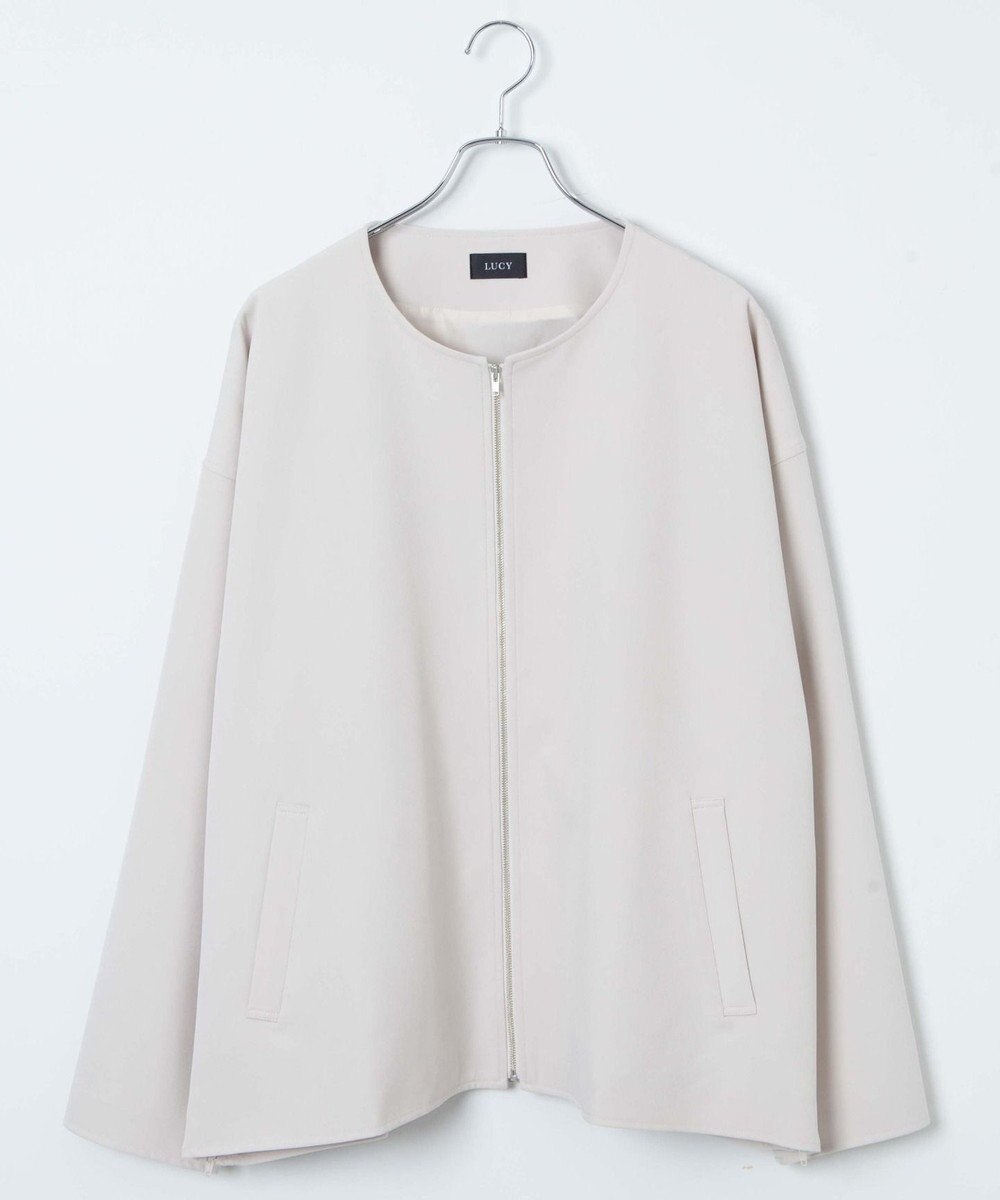 WEGO 【ユニセックス着用ITEM】トロミノーカラーブルゾン 