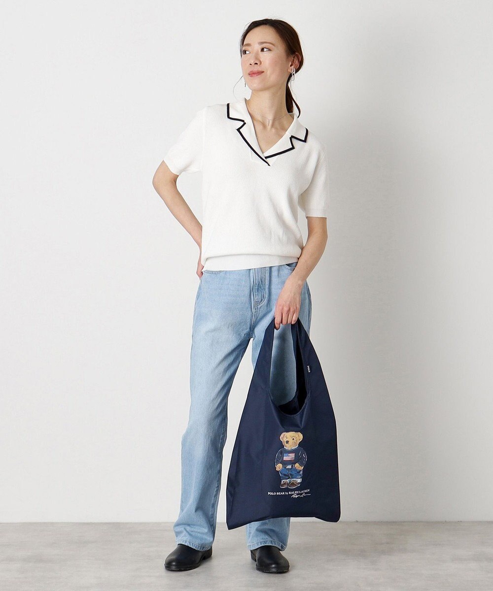 MOONBAT POLO RALPH LAUREN(ポロ ラルフローレン) ポケッタブルレインバッグ　フラッグベア 