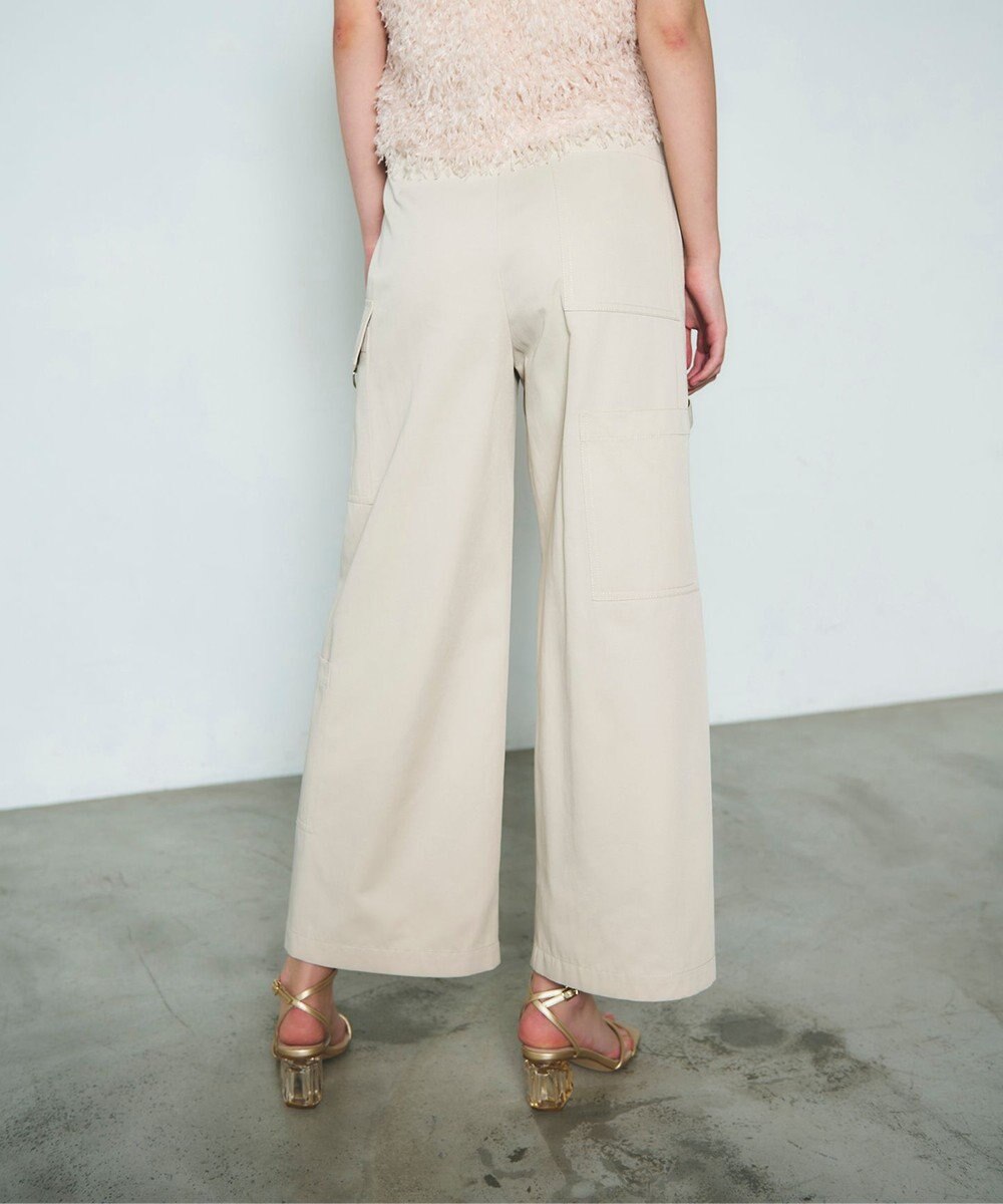 GRACE CONTINENTAL アシンメトリーワークパンツ 