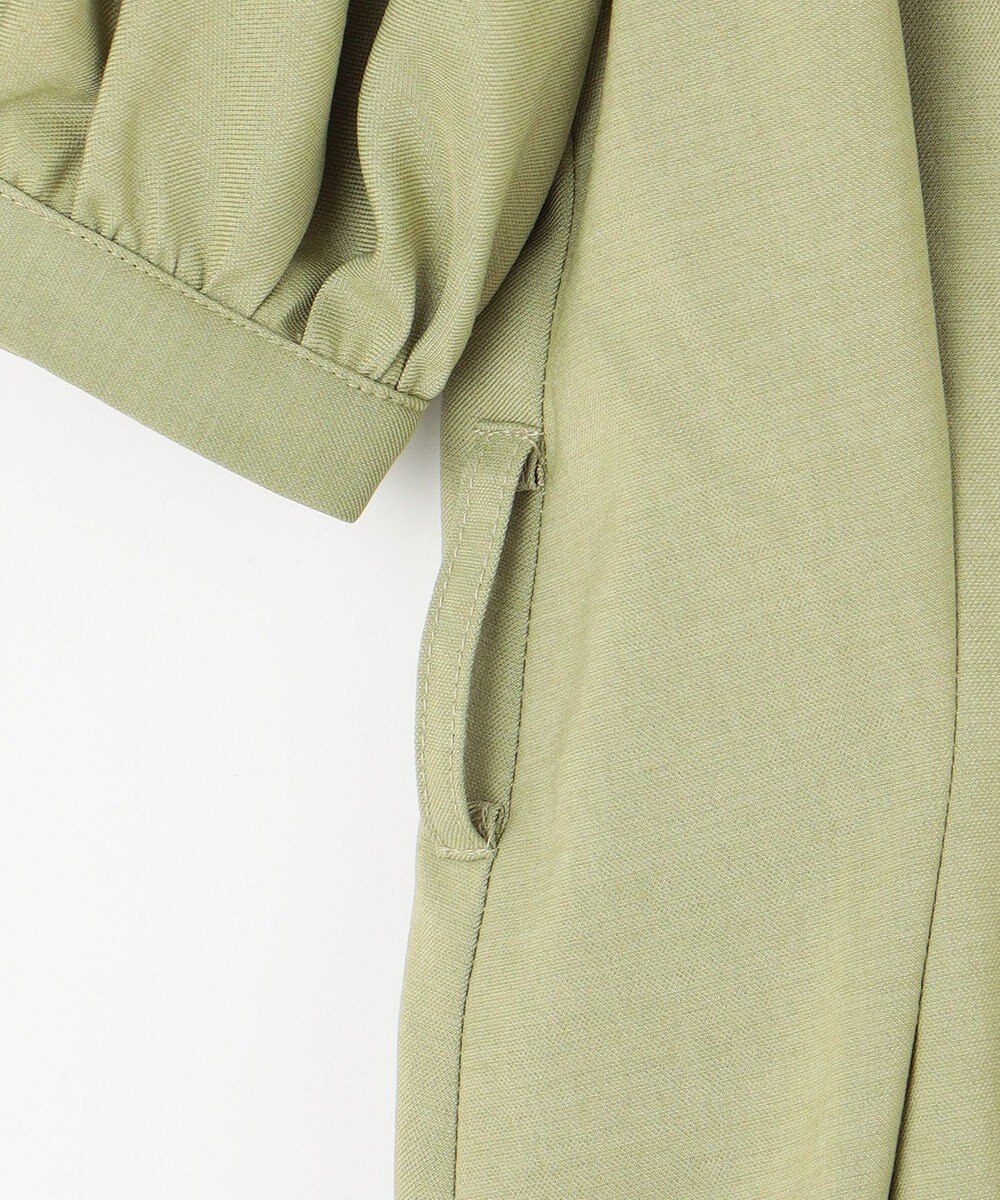 Feroux 【洗える】パフスリーブシャツ ワンピース 