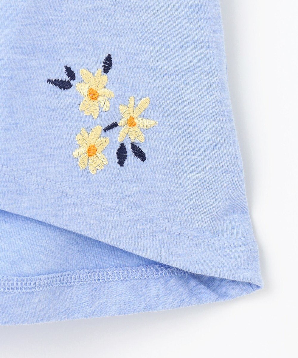 組曲 KIDS 【100㎝】フラワーエンブロイダリー チュニック 