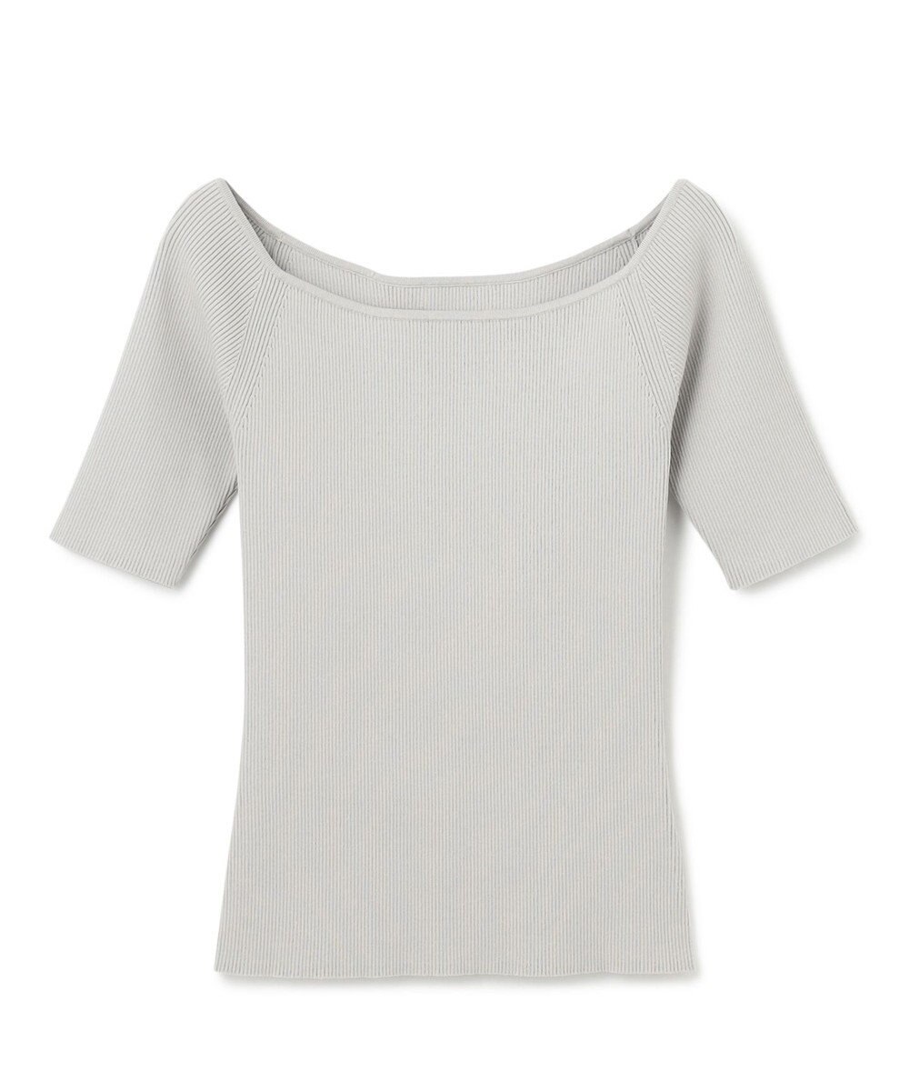 uncrave 【ご好評につき追加生産】ドライタッチ ニット オフショル トップス（uncrave WHITE） 