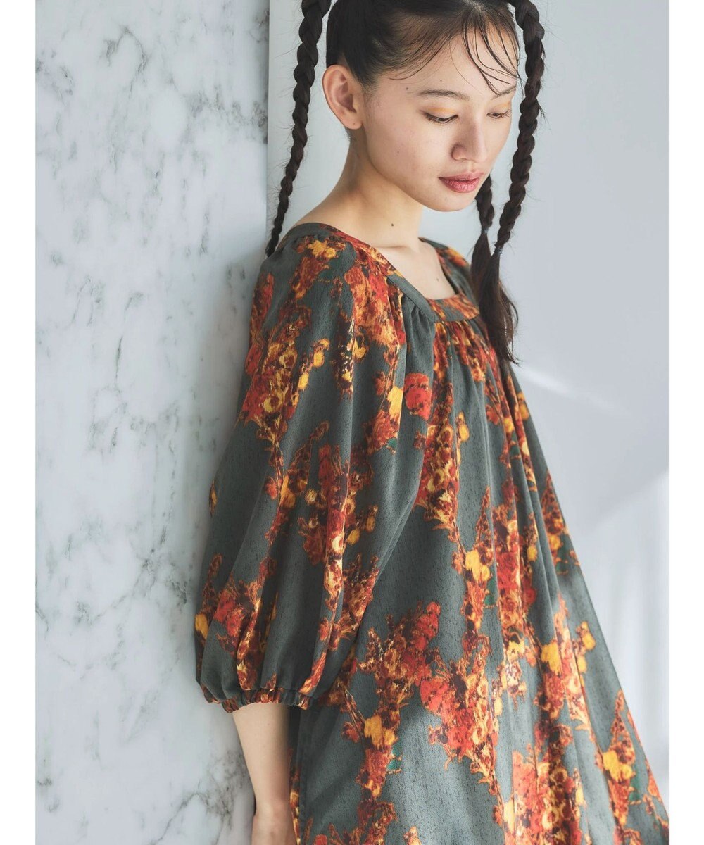 Green Parks ■ＥＳＣＡＲ　アートフラワーｐｔワンピース 