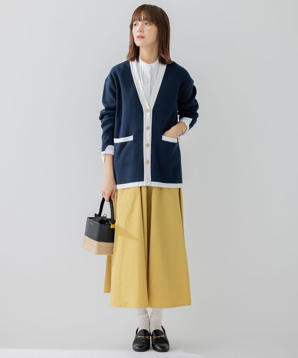 23区 【洗える】CANCLINI バンドカラー シャツ 