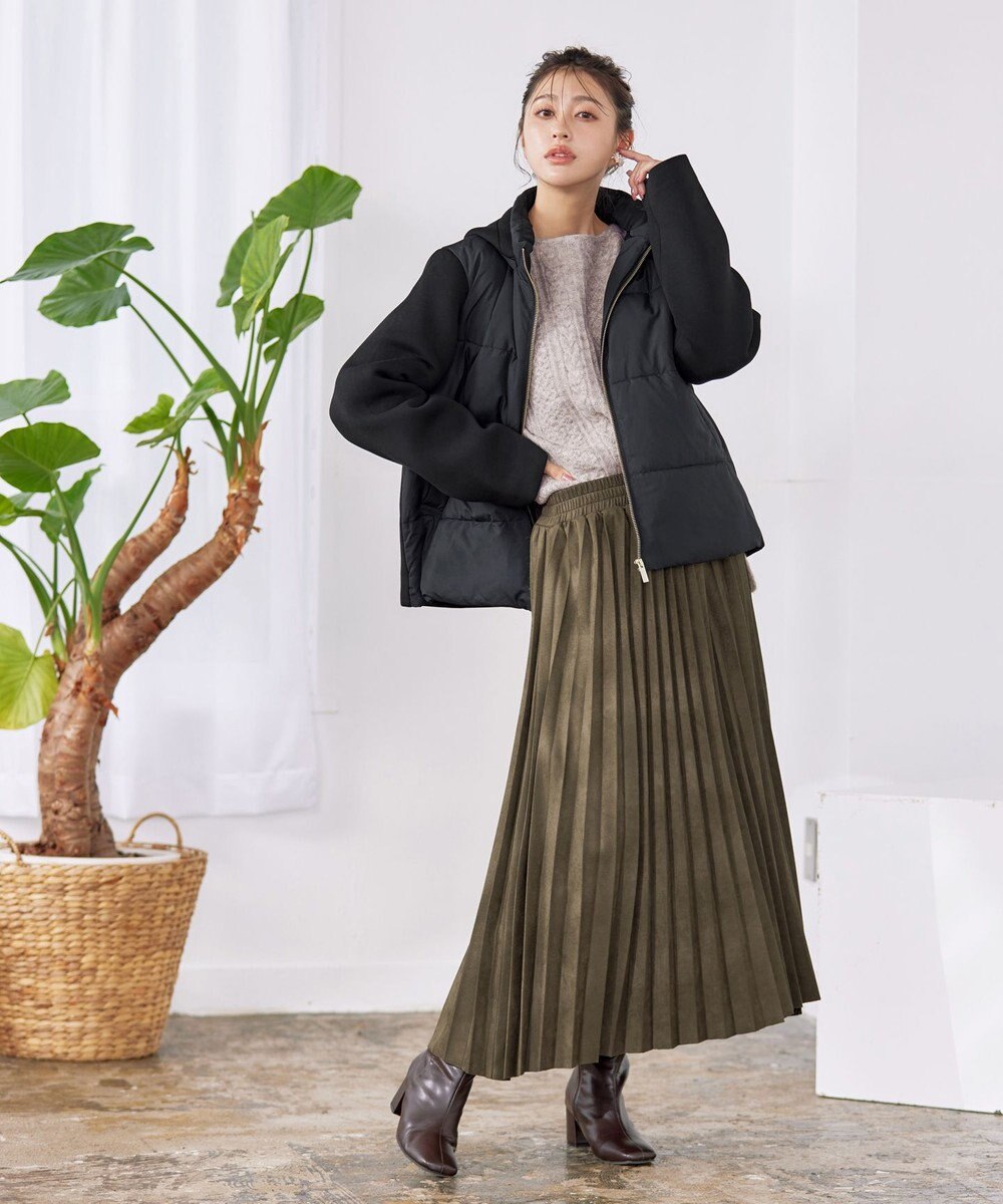 Tiaclasse 【洗える】ケーブル柄編みニットプルオーバー 