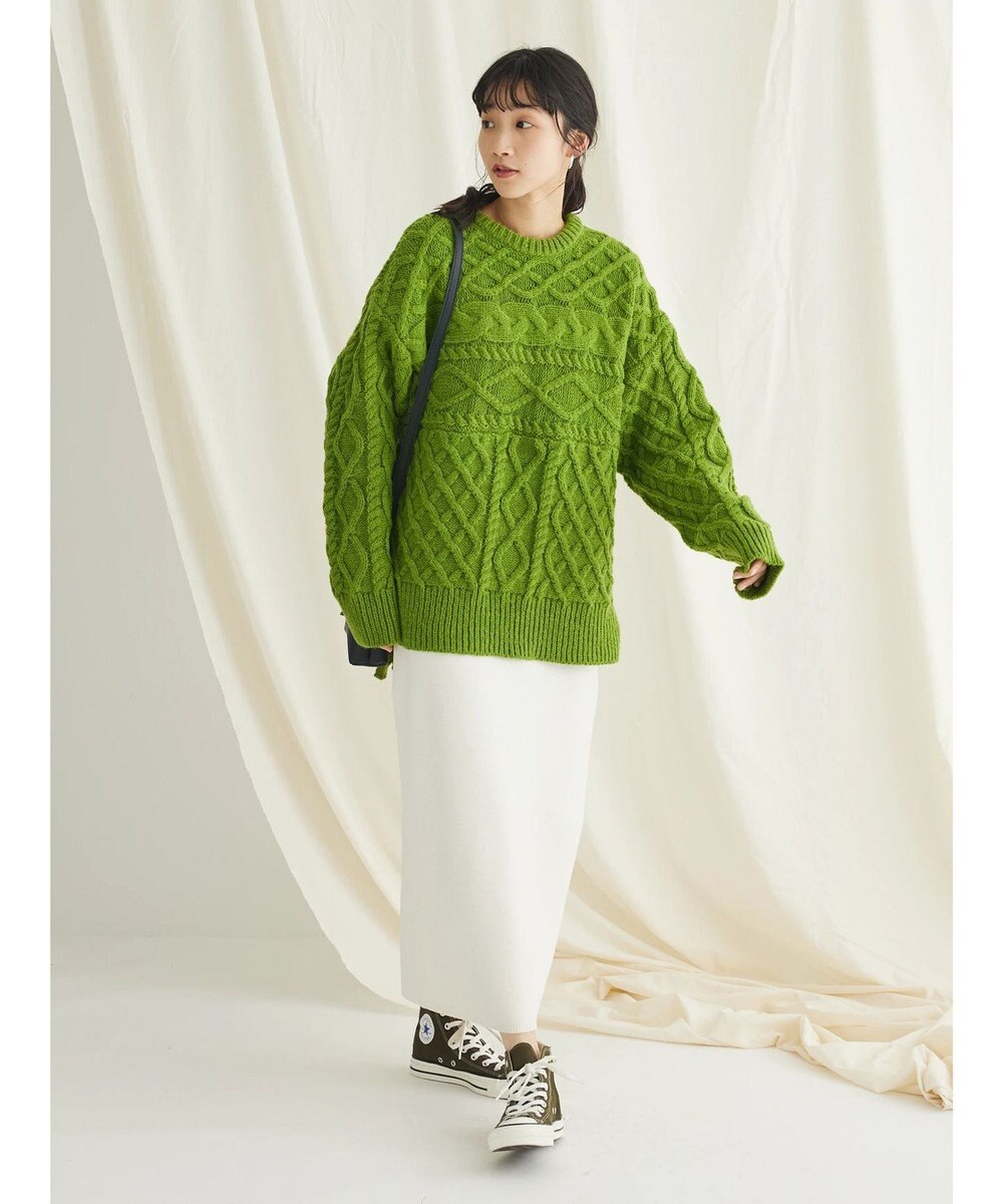 CRAFT STANDARD BOUTIQUE ブラッシングケーブルニット 